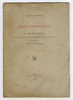 Cenno cronologico sopra gli Atti degli Apostoli e le Lettere di S.Pietro e di S. Paolo, con osservazioni intorno al loro martirio