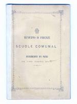 Scuole comunali. Distribuzione dei premi per l'anno scolastico 1874-75