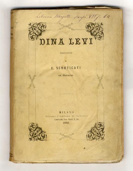 Dina Levi. Racconto - copertina