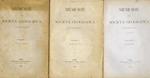 Memorie della Società Geografica Italiana. Volume primo, parte prima [- volume primo, parte seconda - volume primo, parte terza]