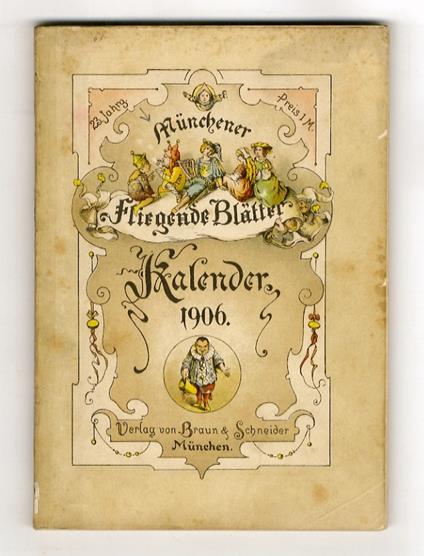 Münchener Fliegende Blätter. Kalender für 1906. XXIII Jahrgang - copertina