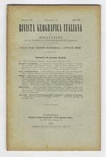 RIVISTA Geografica Italiana e bollettino della Società di Studi Geografici e Coloniali in Firenze. Direttori: Prof. Olinto Marinelli e Attilio Mori. Annata XI. 1904. Fascicolo I [- fascicolo X] [annata completa]