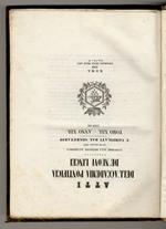 ATTI dell'Accademia Pontificia de' Nuovi Lincei, pubblicati conforme alla decisione accademica del 22 dicembre 1850, e compilati dal Segretario. Tomo XIII - Anno XIII (1859-60)