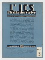 ITALIA (L') che scrive. Rassegna critico-bibliografica per l'Italia che legge. Diretta da A.F. Formìggini Giuseppe Zucca (E. Formìggini Santamaria redattore capo). Anno diciottesimo. 1935. Fascicolo n. 3, marzo