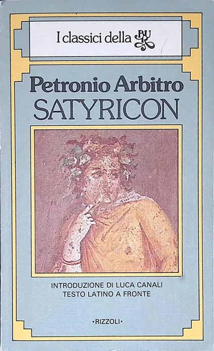 Satyricon - Arbitro Petronio - copertina