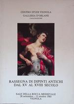 Rassegna di dipinti antichi dal XV al XVIII secolo