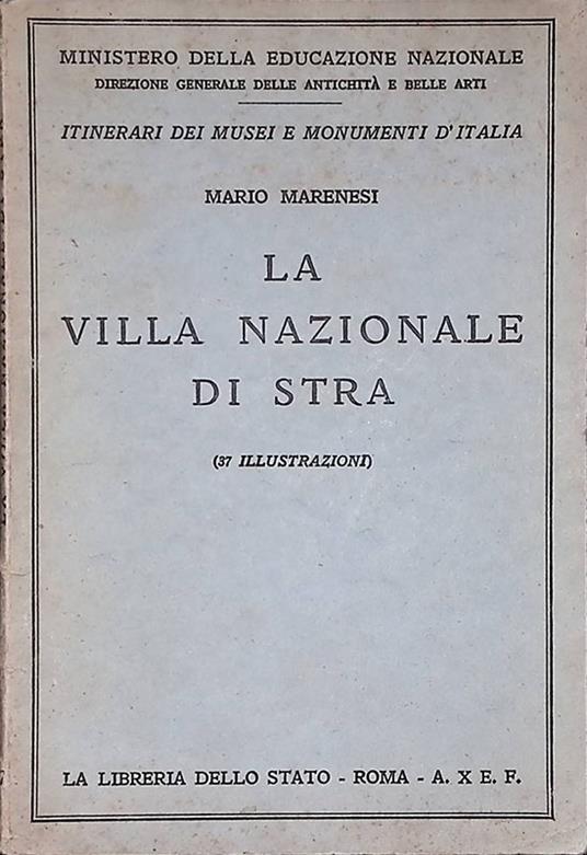 Villa Nazionale di Stra - Mario Anesi - copertina