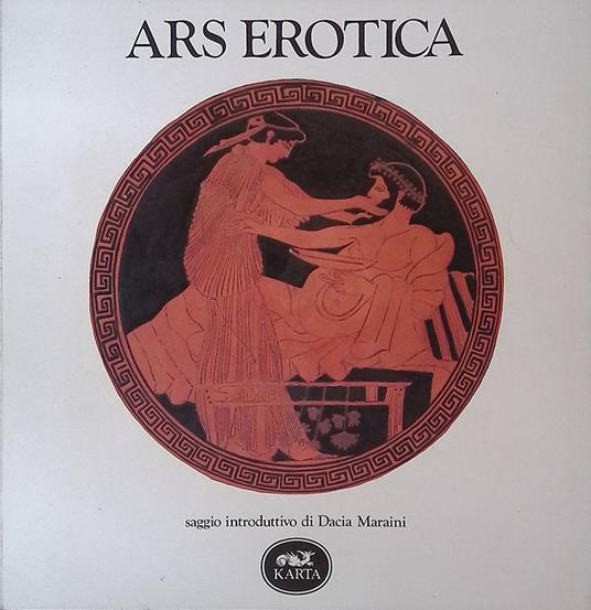 Ars erotica. Catalogo della mostra - copertina