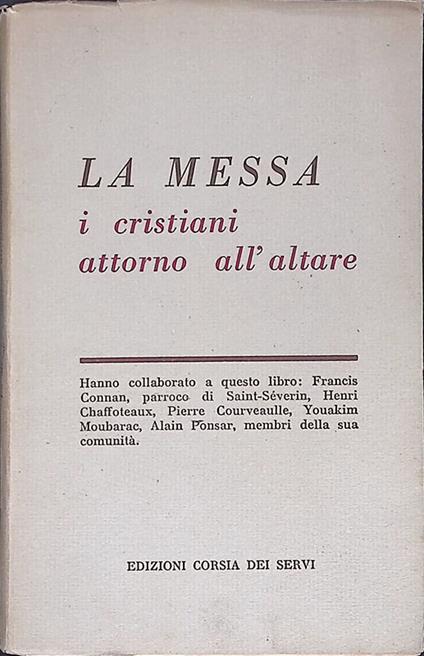 Messa. I cristiani attorno all'altare - copertina