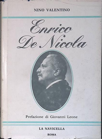 Enrico De Nicola - Nino Valentino - copertina