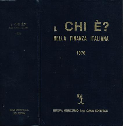 Il Chi E'? Nella finanza italiana - copertina