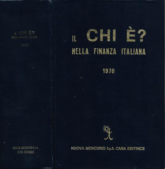 Il Chi E'? Nella finanza italiana - copertina