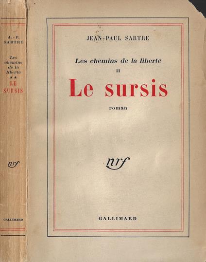 Les chemins de la liberté - Jean-Paul Sartre - copertina