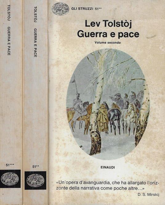 Guerra e pace Vol. II-III - Lev Tolstoj - copertina