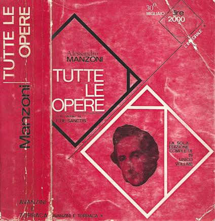 Tutte le opere - Alessandro Manzoni - copertina