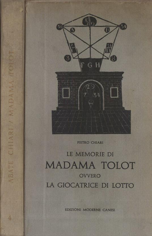 Le memorie di Madama Tolot - Pietro Chiari - copertina