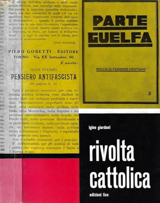 Rivolta cattolica - Igino Giordani - copertina