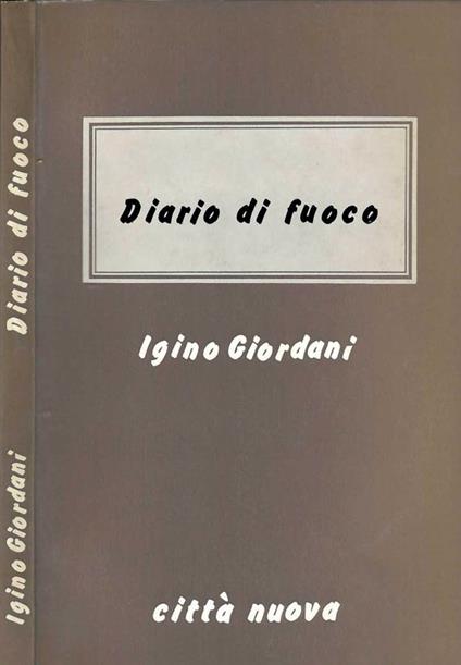 Diario di fuoco - Igino Giordani - copertina