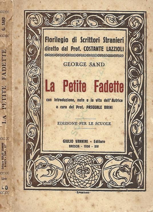 La petite fadette - George Sand - copertina