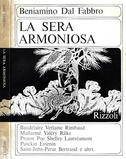 La sera armoniosa - Beniamino Dal Fabbro - copertina