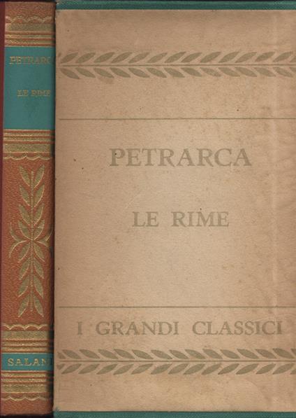 Le rime - Ludovico Ariosto - copertina