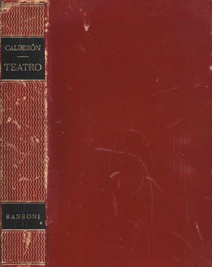 Teatro - Pedro Calderón de la Barca - copertina