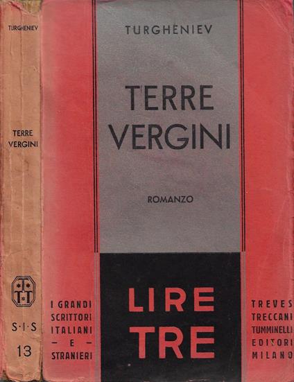 Terre vergini - Ivan Turgenev - copertina