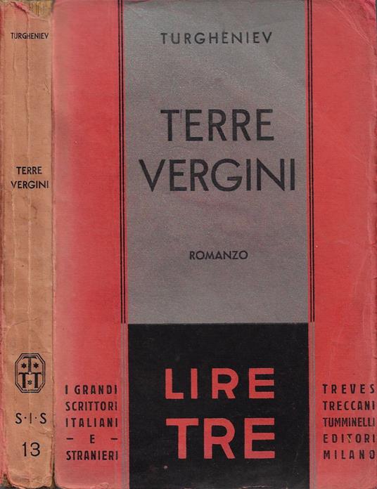 Terre vergini - Ivan Turgenev - copertina