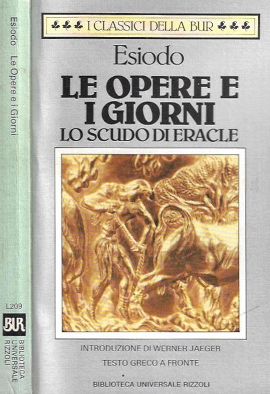 Le Opere e i Giorni - Esiodo - copertina