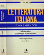 Letteratura italiana. Storia e antologia vol.I