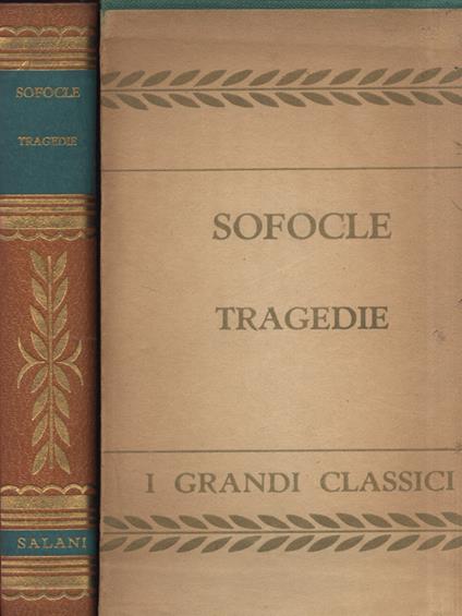 Tragedie - Sofocle - copertina