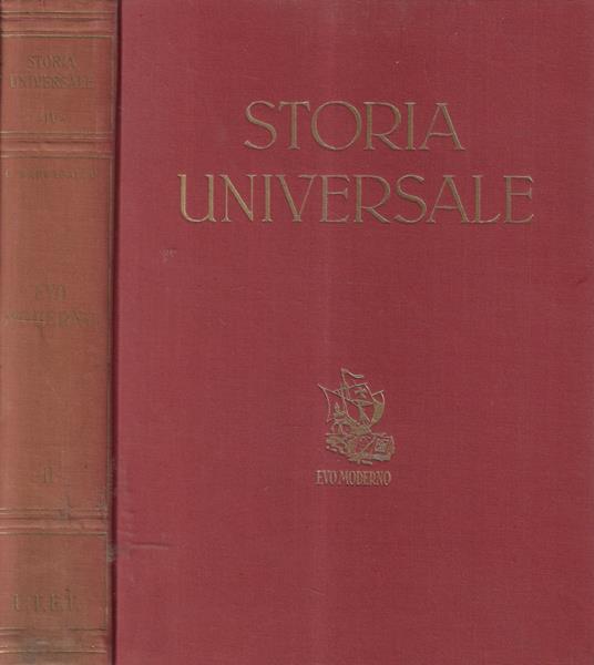 Storia universale Volume IV parte II - Corrado Barbagallo - copertina