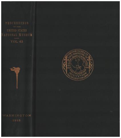 Proceedings of the United States National Museum vol. 43 - 1913 - copertina