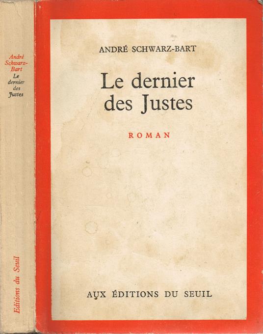 Le dernier des Justes - André Schwarz Bart - copertina