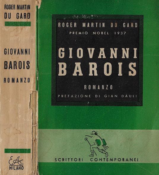 Giovanni Barois - Roger Martin du Gard - copertina