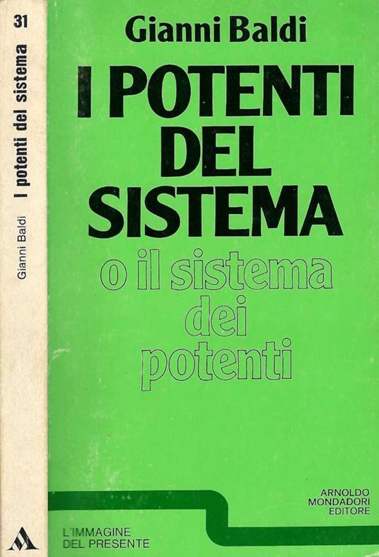 I potenti del sistema - Gianni Baldi - copertina