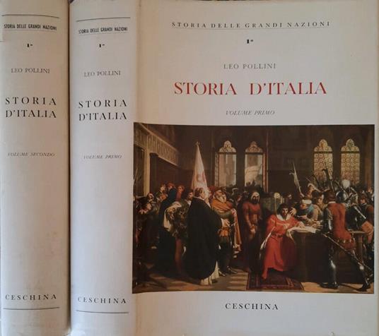 Storia d'Italia 2 vol - Leo Pollini - copertina