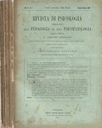 Rivista di psicologia applicata alla pedagogia ed alla psicopatologia 6 Vol