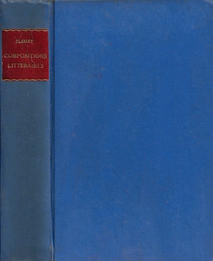 Recueil de Compositions Littéraires (a l'usage des candidats au Baccalauréat). Première Partie: Cent développements du sujetc donnés aux examens du Baccalauréat de 1905 a 1920 - copertina