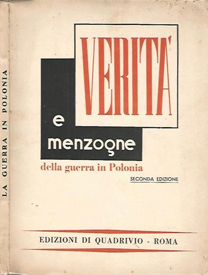 Verità e menzogne della guerra in Polonia - copertina