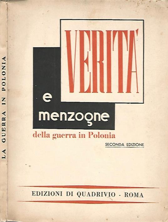 Verità e menzogne della guerra in Polonia - copertina