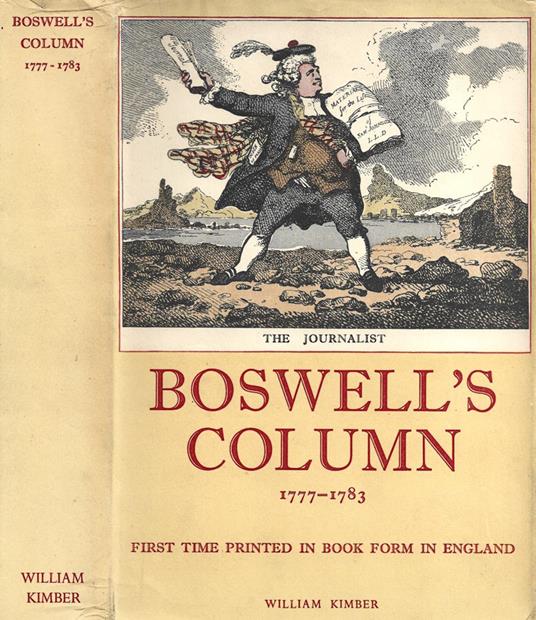 Boswell's Column : 1777-1783 - copertina