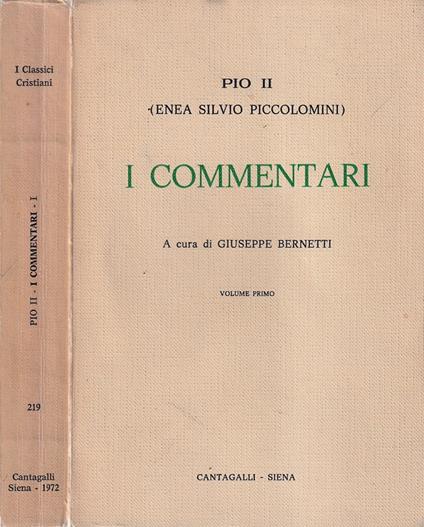 I commentari - copertina