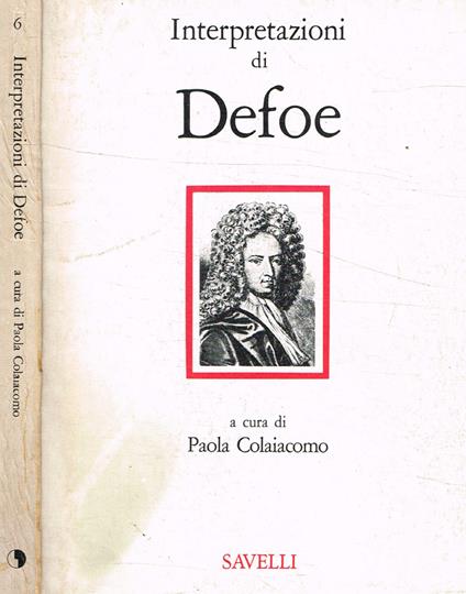 Interpretazioni di Defoe - copertina