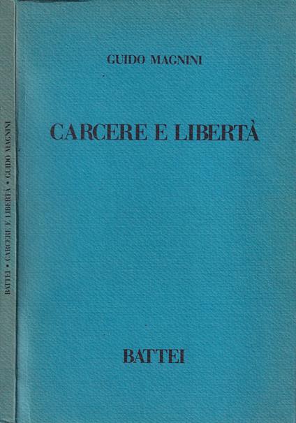 Carcere e libertà - copertina