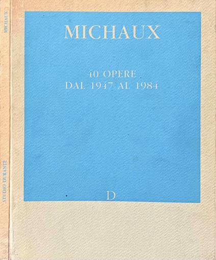 Michaux - copertina