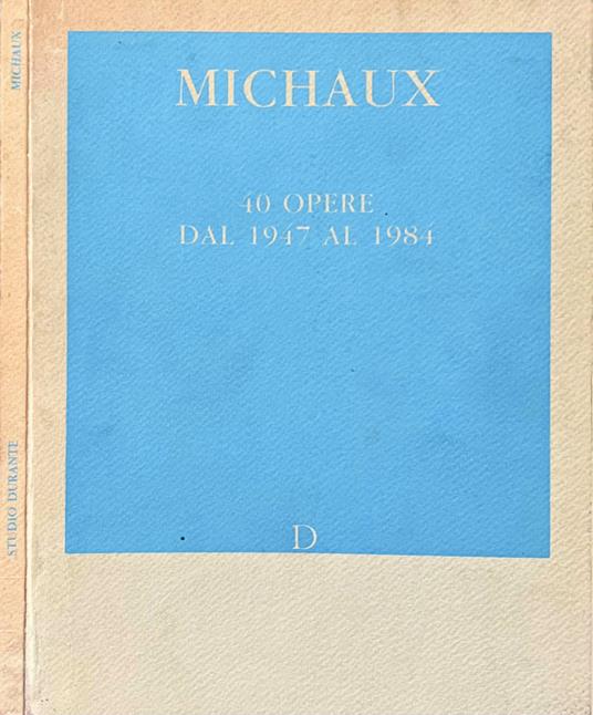 Michaux - copertina