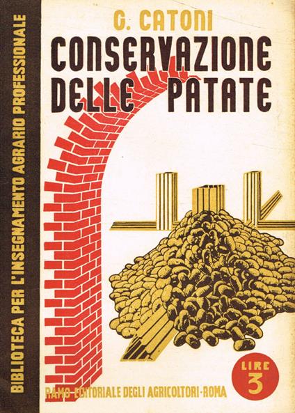 La conservazione delle patate - Giulio Catoni - copertina