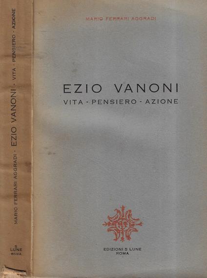 Ezio Vanoni - Mario Ferrari Aggradi - copertina