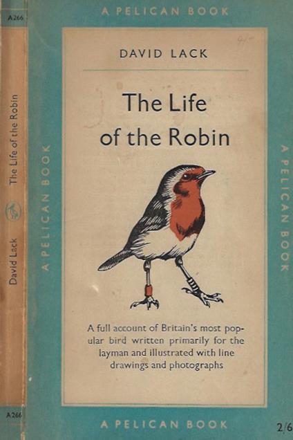 The Life of the Robin - David Lack - copertina